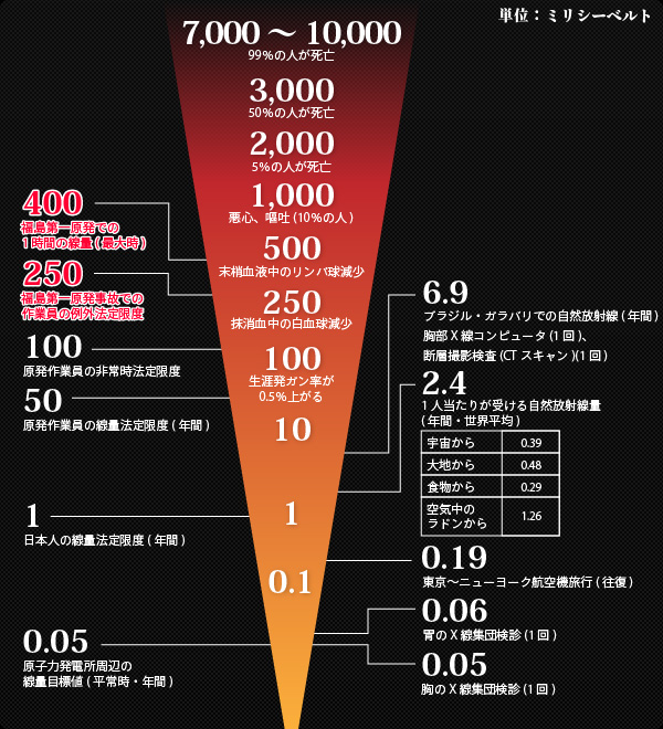 被曝量スケール